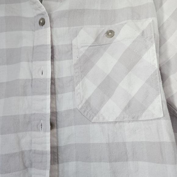 Kathmandu White and Gray Plaid Shirt - Picture 3 of 5